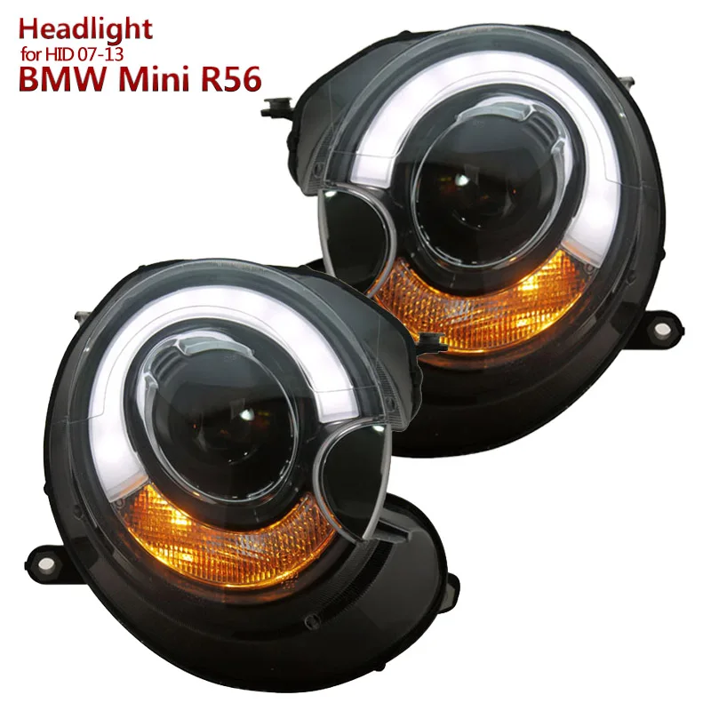 for BMW MINI Cooper Clubman R55 R56 R57 LED Projector Headlights