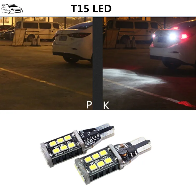 

2x T15 W16W LED 2835 Chip Canbus Reverse Light Lamp for Combined Opel Box Meriva B Mokka Zafira Toure