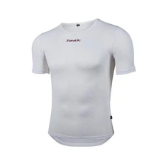 Santic Мужское нижнее белье для верховой езды Быстросохнущий дышащий велосипедный жилет с коротким рукавом для бега и фитнеса