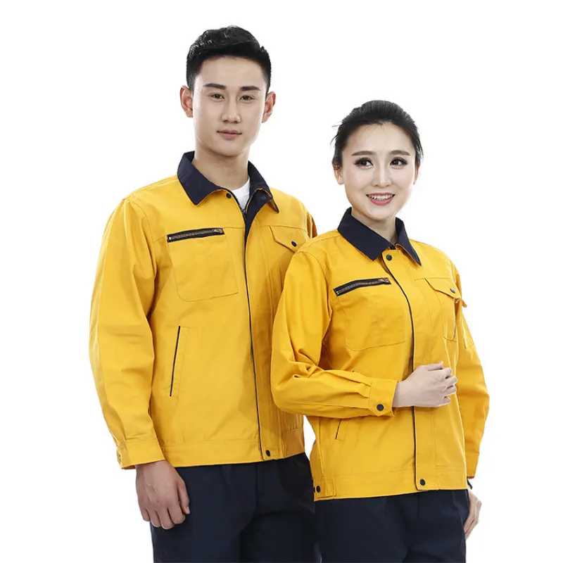 

Unisex Workwear Set Protective Clothes Men Women Thermal Coat with Pants Safety Clothing for Worker Repairman Workman Engineer