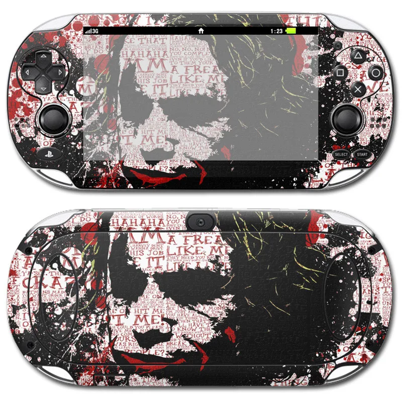 

Batman and Joker Vinyl Skin Sticker Protector For Sony PSvita 1000 For PSv 1000 Decal Skin Stickers