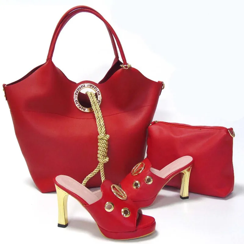 Italian font b Shoes b font With Matching Bags Fashion Sandal African font b Shoe b