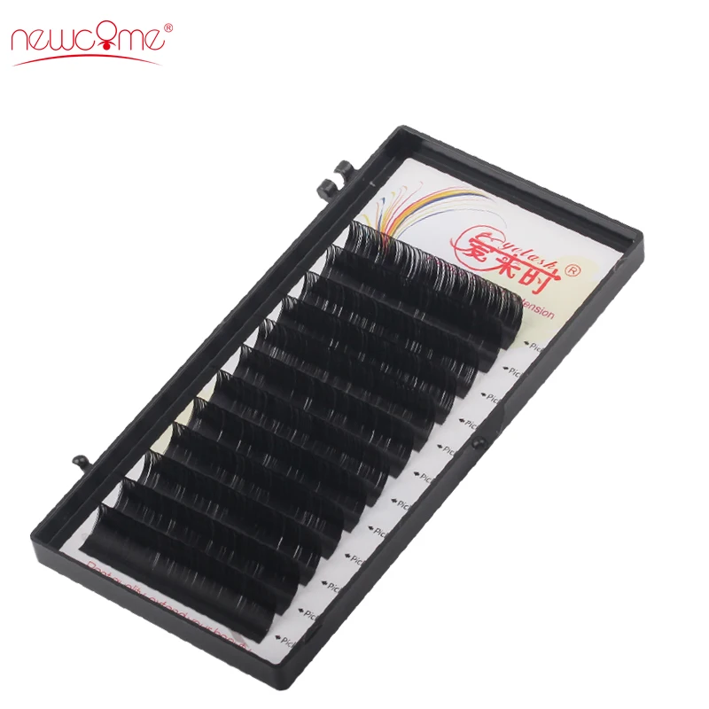 

All Sizes 3D Individual Lashes Natural Silk Eye LashHand Made Korean Fake Lashes False Lashes Eyelash Extension for professional
