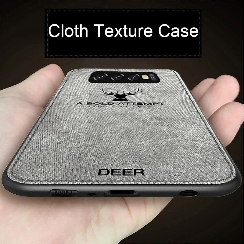

Ultra-thin Shockproof Soft Silicone Deer Case For Samsung Galaxy s8 s9 s10 Plus S10e S10+ S10 lite light back Cover