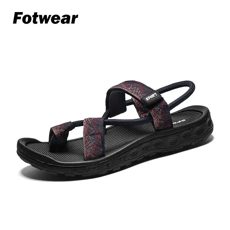 Fotwear мужские сандалии шлепанцы мужская повседневная обувь полиуретановая лента