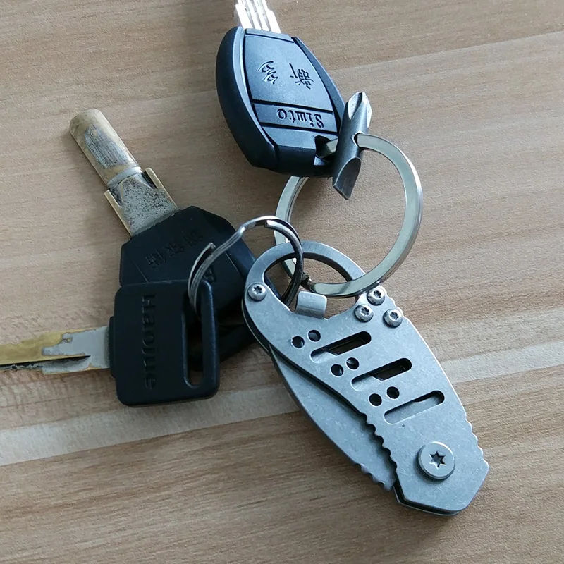 Многофункциональный складной карманный нож QingGear EDC брелок для ключей выживания