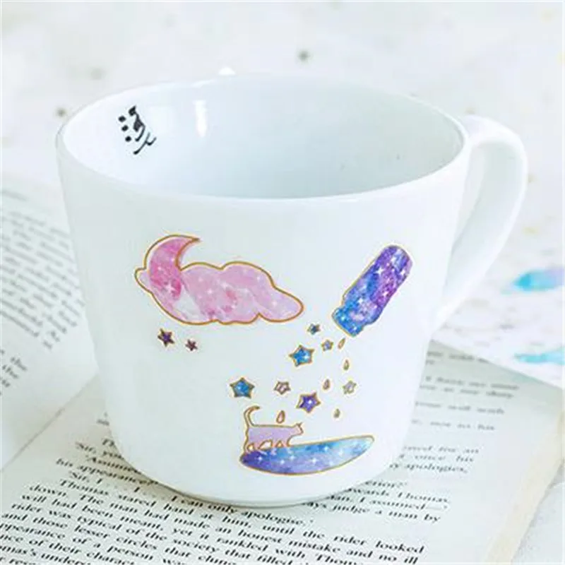 1Set Cartoon Beautiful Mermaid Sticker Children Toys Anime For DIY On Book Laptop Mobile Phone Skateboard Kids Stickers Pack