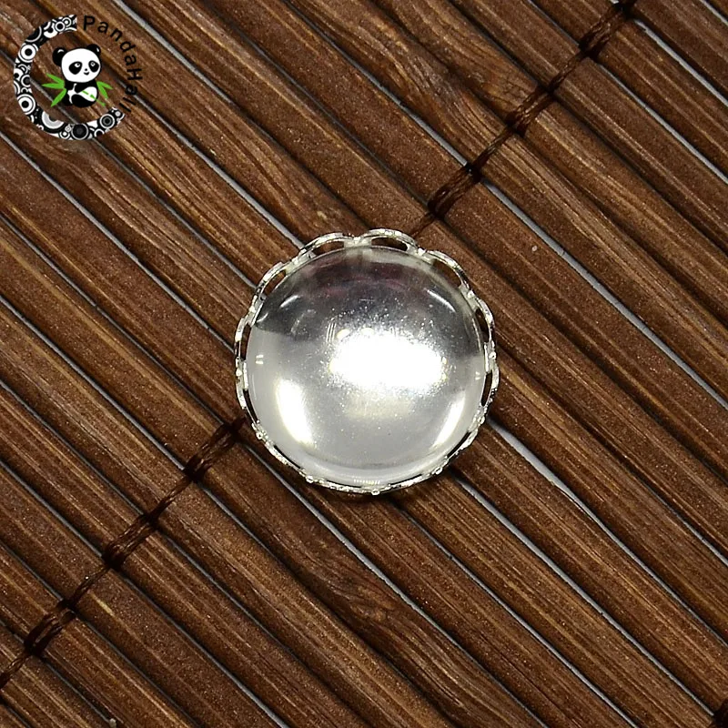 Прозрачная стеклянная лупа с купольным покрытием кабошона 10 мм для DIY кабошон