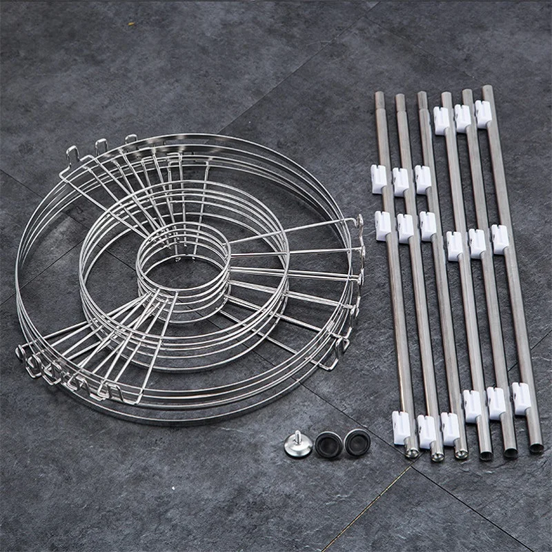 Многоуровневый Металлический горшок стойка Органайзер сковорода блюдо ...