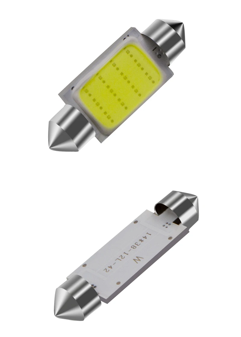 1 шт. 31 мм 36 мм/39 мм/41/42 мм автомобилей COB 1,5 W DC12V интерьер автомобиля светодиодный лампы Интерьер Потолочные плафоны пластина лампы стайлинга автомобилей