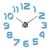 Wall clock watch clocks horloge 3d diy acrylic mirror Stickers Home Decoration Living Room Quartz Needle free shipping 11