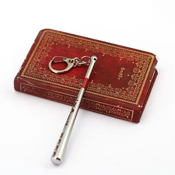 

Fashion Suicide Squad Harley Quinn Vintage Baseball Bat Keychain Charms Fit DIY Car Key Chains Ring DIY Jewelry HF11769