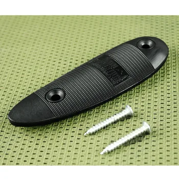 

Outdoor hunting Tactical Rifle Non-Slip Ribbed Slip Plastic Recoil Pad With Screw BK
