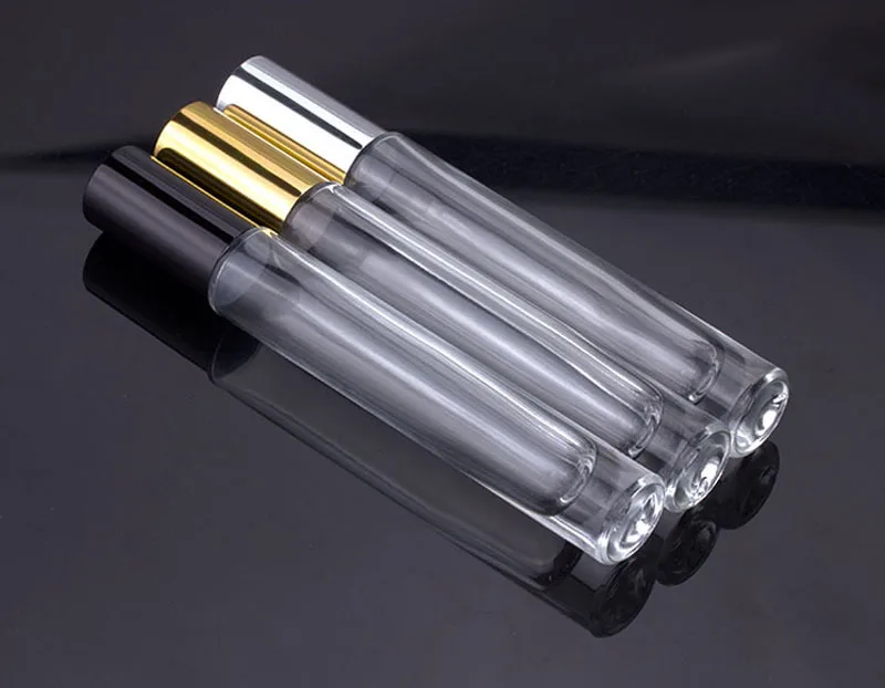 

12pcs x 10ML Model Refillable Empty Glass Roll On Essential Oil Parfum Bottle Vials Container Roller Ball Travel Use Necessaries