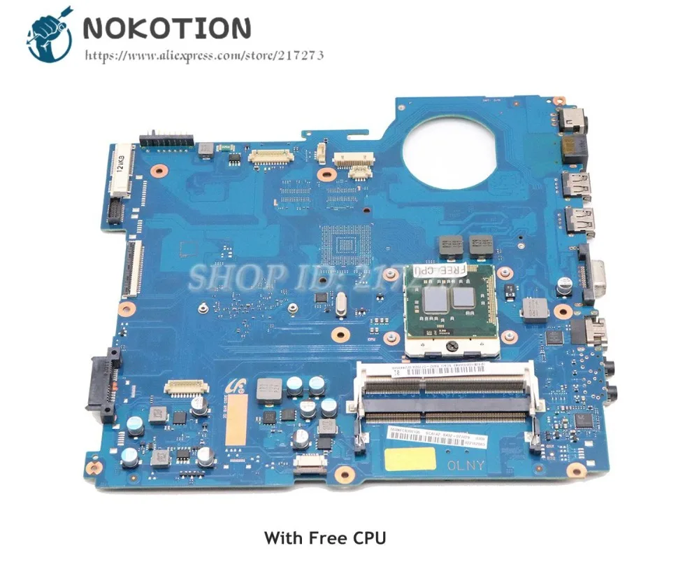 NOKOTION para Samsung NP-RV411 RV411 placa base de computadora portátil DDR3 gratis CPU BA92-07702A BA92-07702B BA41-01432A BA41-01433A BA41-01434A NOKOTION para Samsung NP-RV411 RV411 placa base de computadora portátil DDR3 gratis CPU BA92-07702A BA92-07702B BA41-01432A BA41-01433A BA41-01434A