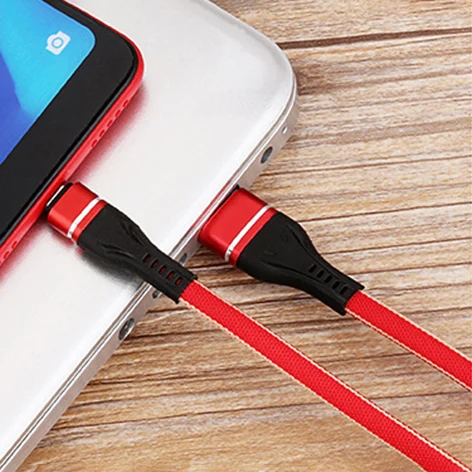 Линия передачи данных Snel Opladen Usb Mp3/Mp4 плеер Тип C смарт-устройства для мобильного хранения мини Usb Кабель Стандартный Usb кабель для мобильного телефона - Цвет: Android red