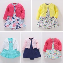 Одежда для малышей; Carter's designs; комплект из платья-боди+ пальто