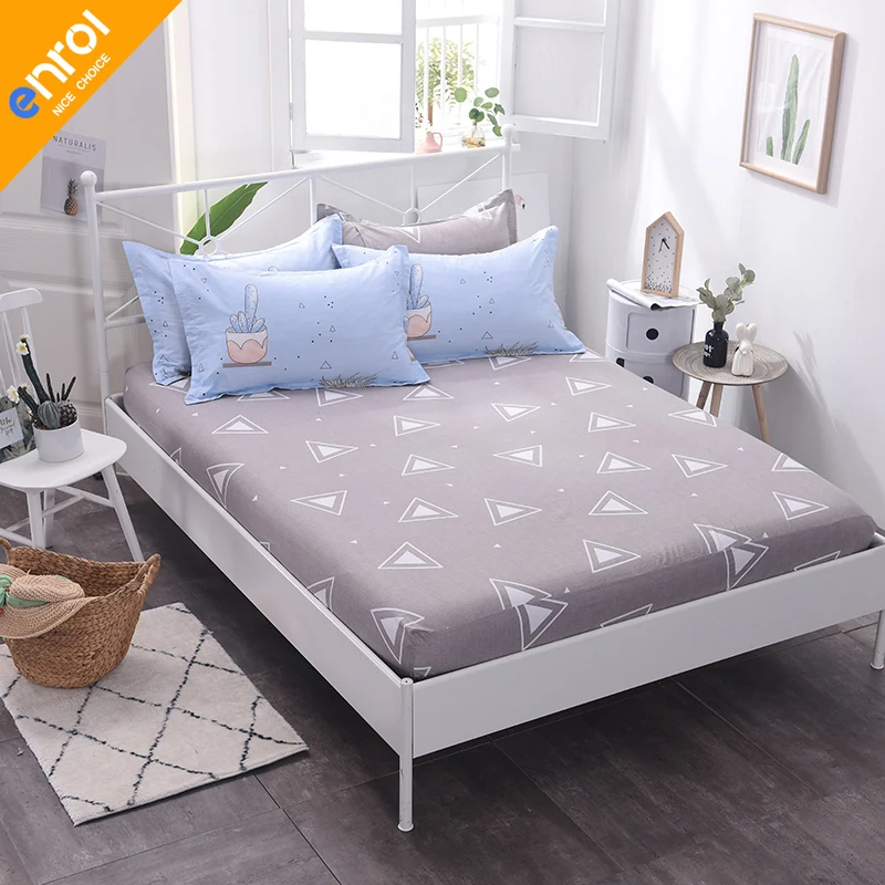 1pc 100 Cotton Printing Flamingo Nice Bedding Sheet Cheap Full