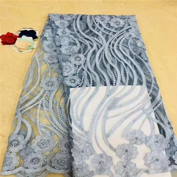 

Nigerian Guipure Cord Lace Fabric For Wedding Dress,2018 latest African Cord Laces Fabrics High Quality A1209-1