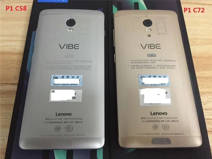 Vibe P1C58 4G сотовый телефон Android 5,1 Snapdragon 615 Восьмиядерный 5,5 ''1920x1080 3 грамма 16 ГРОМ 13 МП 5000 мАч