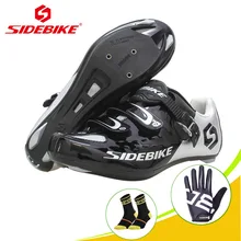 Sidebike/Мужская обувь для велоспорта; обувь для шоссейного велосипеда; обувь для езды на велосипеде; sapatilha ciclismo; обувь для езды на велосипеде; самоблокирующиеся дорожные кроссовки