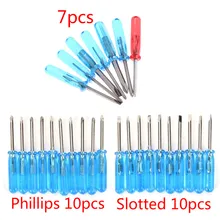 7/10 шт. Phillips шлицевая перекрестные слова Head "пятиконечная звезда" мини-отвертка для IPhone samsung телефон ремонт ноутбуков открытого инструмента