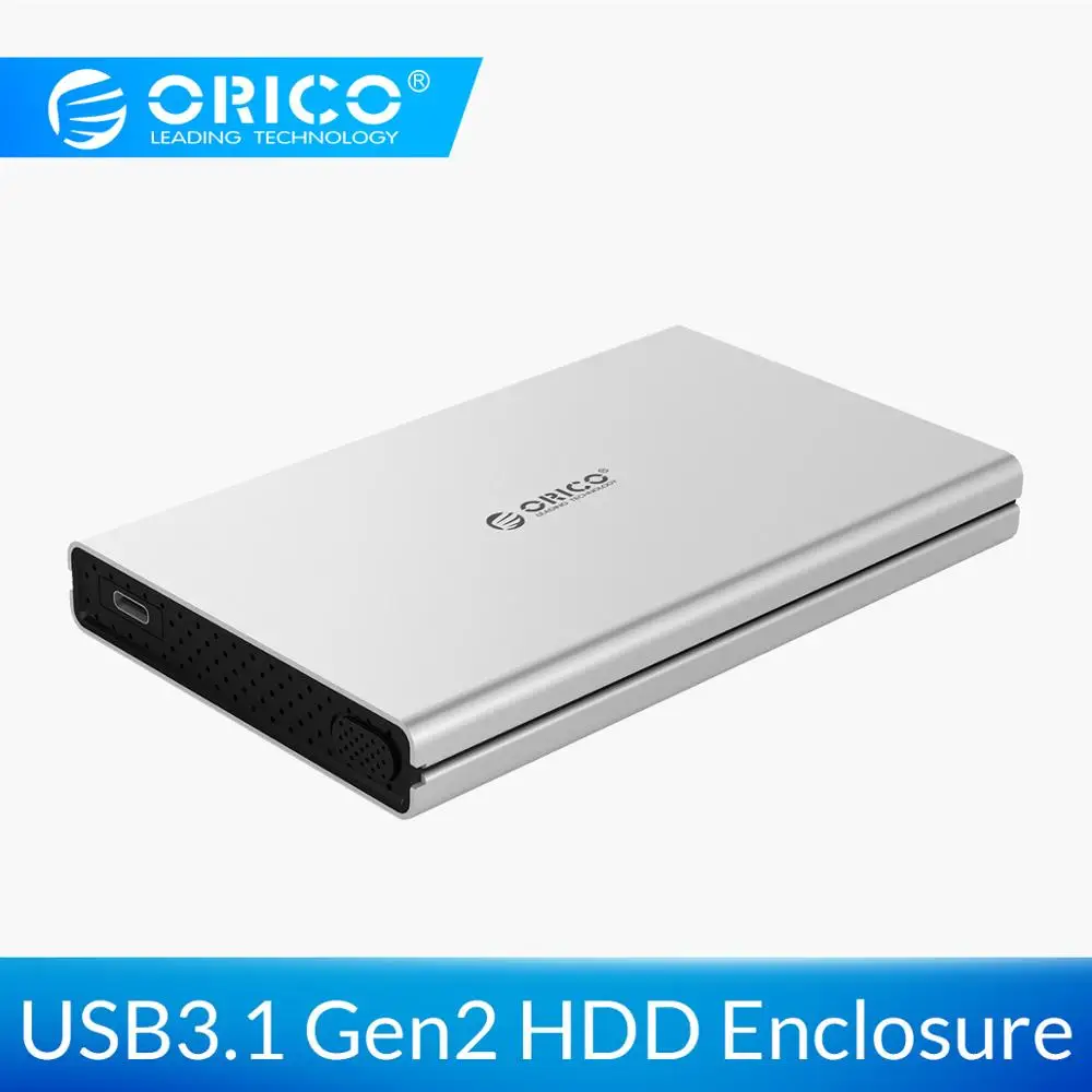 Order Offer of  ORICO 2.5 inch HDD Case USB 3.1 Gen2 To SATA 3.0 10Gbps Super Speed Type C Hard Disk Drive Box Exte