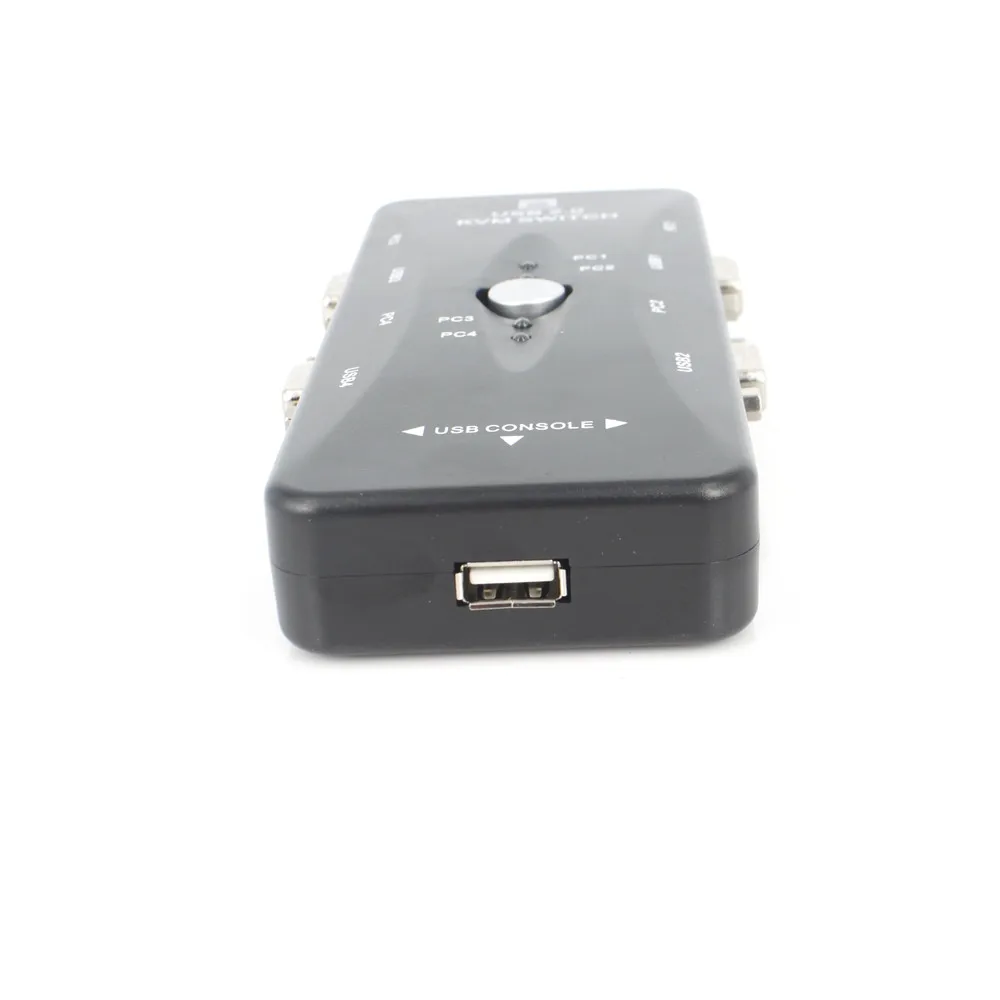 Kvm переключатель VGA четыре входа и выход KVM 4 портовый USB компьютер устройство для