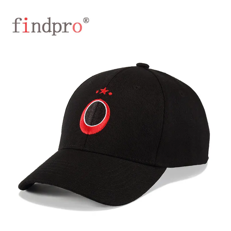 Findpro Gorras черная бейсболка с вышивкой Хлопковые бейсболки шапки для мужчин и