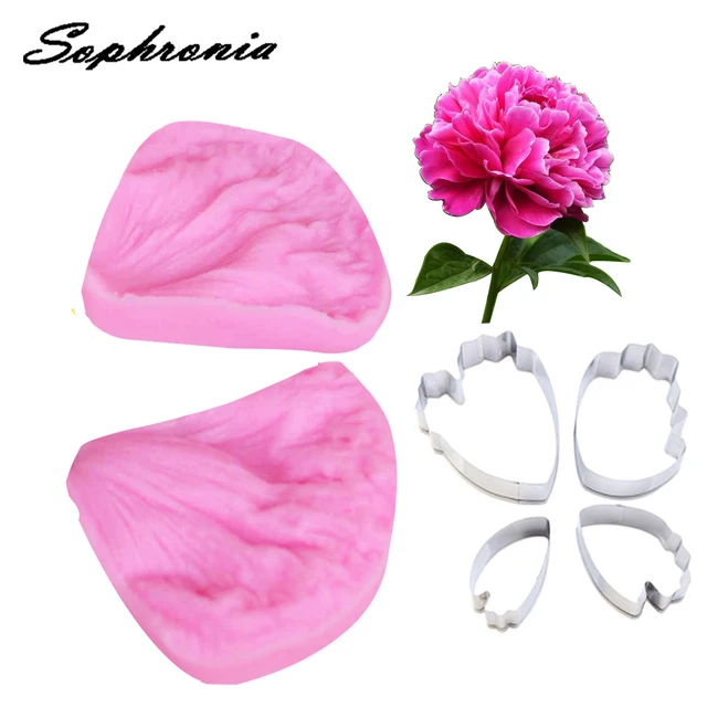 Silicone Press Cake Decorating Tool  Silicone Mold Fondant Flowers - 29  Flower - Aliexpress