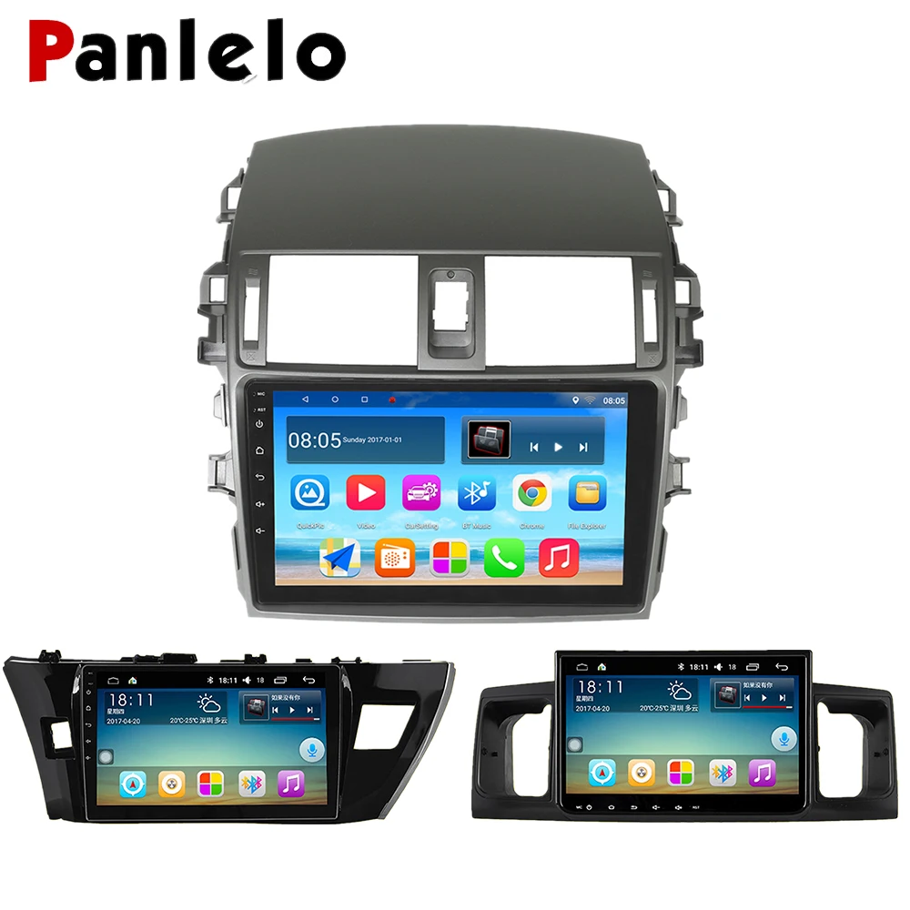 

Panlelo For Toyota Corolla 2011 Multimedia Car Radio Autoradio 2din Video Player Navigation Android 7.1 For Toyota Corolla 2008