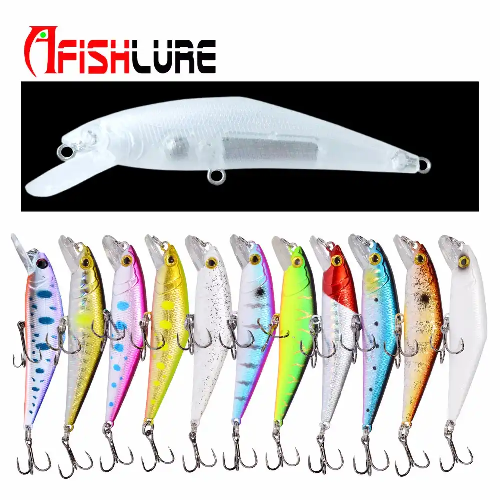 D Type Minnow Hard Bait Minnow Lure 85mm 15g D Contact Fishing Lures with Trebke Hooks Swimbait