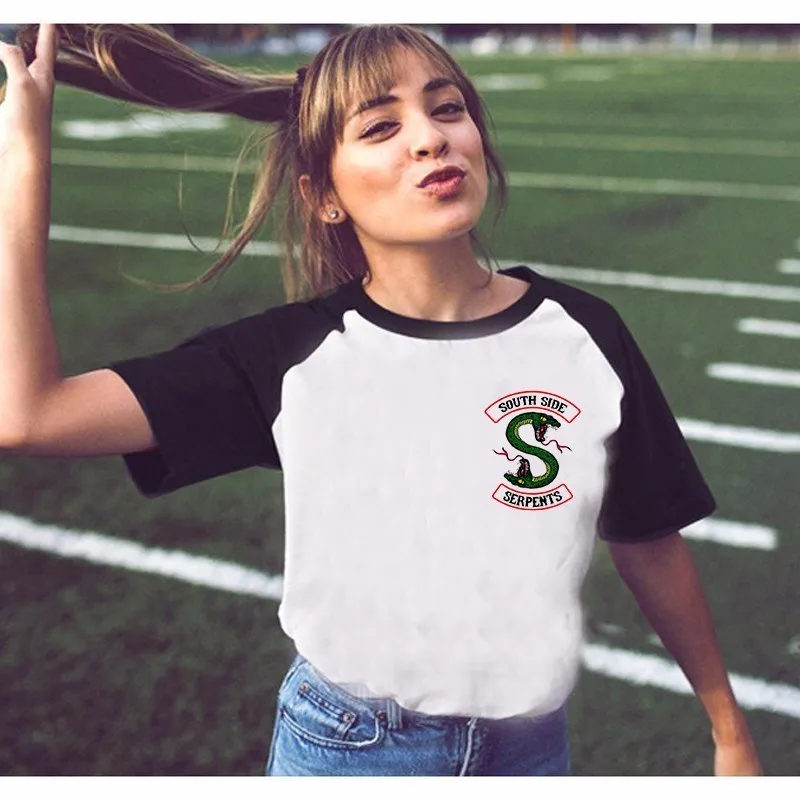 

30 Kind Of Riverdale T shirt Women Summer Tops SouthSide Serpents Jughead Female TShirt Clothing Riverdale South Side t-shirt