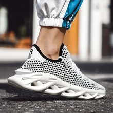 Ультра-светильник; Мужская обувь; коллекция года; дышащая Спортивная обувь; фирменный дизайн; кроссовки на шнуровке; Цвет Красный; chaussure homme