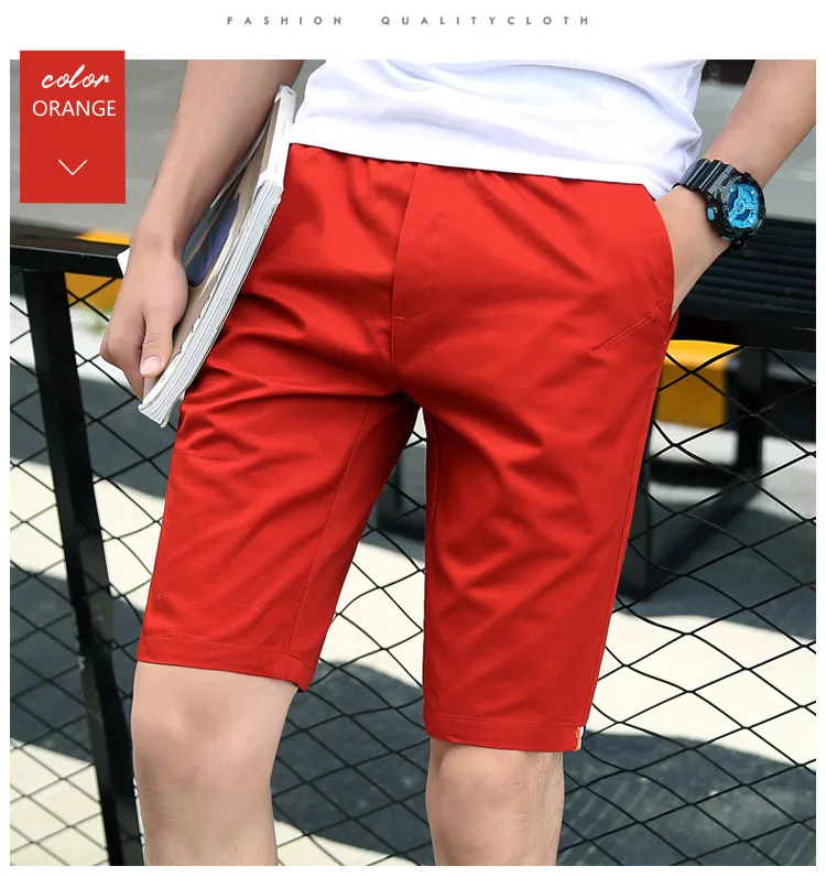 Новое поступление Шорты Для мужчин Лидер продаж Повседневное Пляжные шорты Homme высокое качество штаны с эластичной резинкой на талии;