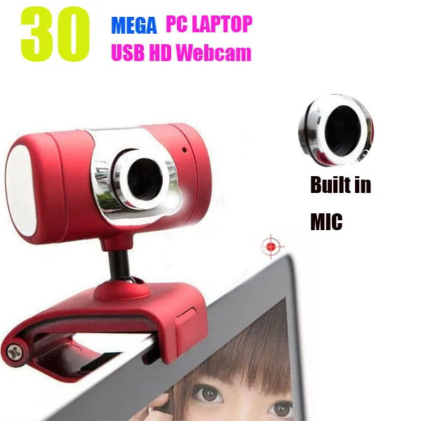 New USB 2.0 30 mega Pixel Web Cam HD Camera WebCam With MIC Microphone Black color For Computer PC Laptop NotebooK | Компьютеры и офис