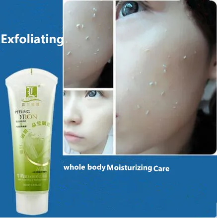 

120ML Beauty Face Scrub Body Polish Exfoliating Gel Dead Skin Remover Whitening Moist Deep Cleansing Skin Care