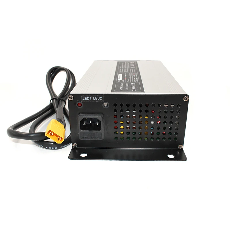  58.4V 15A Charger 48V LiFePO4 Battery Smart Charger Used for 16S 48V LiFePO4 Battery Input 220V Alu - 32831364434