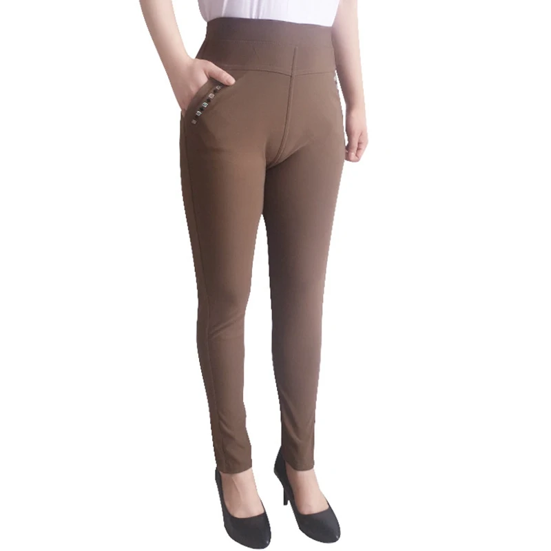 

Spring and Autumn Style thin Pants Women plus size XXXL High Waist trousers women's leggings