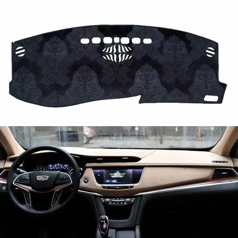 For Cadillac XT5 2016 2019 Flannel Dashmats Dashboard Covers Dash Pads
