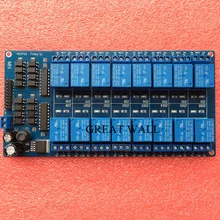 5 шт. 12 В 16 Канальный Релейный Модуль для arduino ARM PIC AVR DSP Электронный Реле Пластина Ремня оптрон