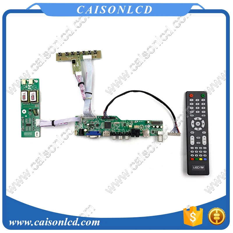 

M6-V5.1 LCD TV controller board support HDMI VGA AUDIO AV USB TV for 15 inch 1024x768 LQ150X1LGN2A easy diy free shipping