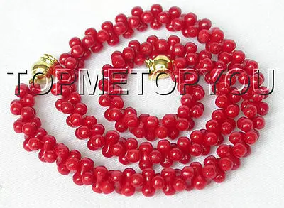 

Free Shipping>>new hot Beautiful 9mm red coral necklace manget clasp E1399