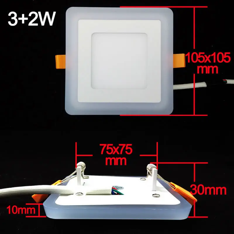5W 9W 16W 24W Square LED Ceiling Recessed Panel Light HTB18wjVJpXXXXcrXFXXq6xXFXXXE