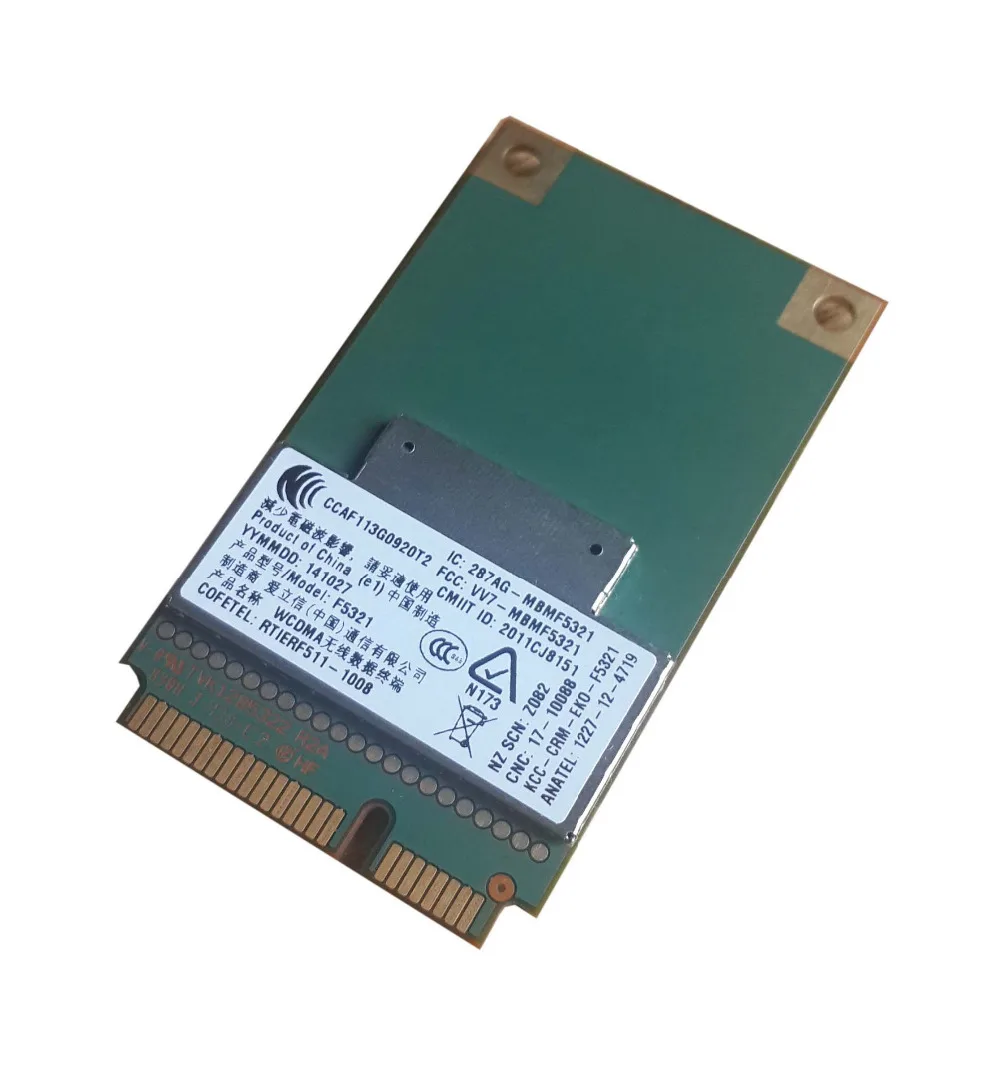 F5321GW F5321 Mini PCIE WCDMA 3G WWAN WLAN Wireless WIFI Card for HP/DELL Latitude 3330 laptop Notebook New JINYUSHI STOCK |