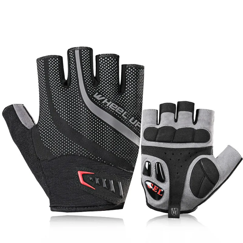 Cool Cycling GEL Finger Gloves For Bicycle Gloves Shockproof Breathable