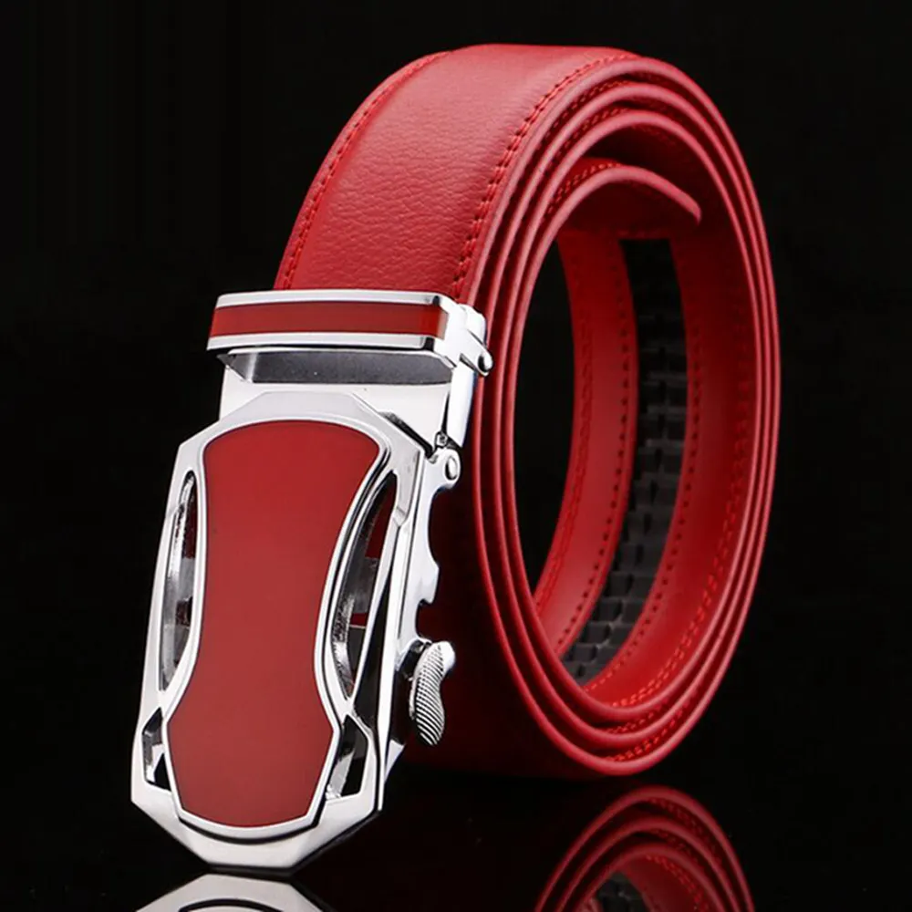 High-Quality-Designer-Genuine-Leather-Man-Strap-Red-Belt-for-Dress ...