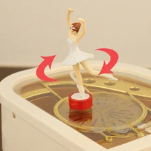 Music Boxes Clockwork Type Rotary Classical Ballerina Girl On The Piano Ballerina 1 pcs Music Box for Children birthday Gifts
