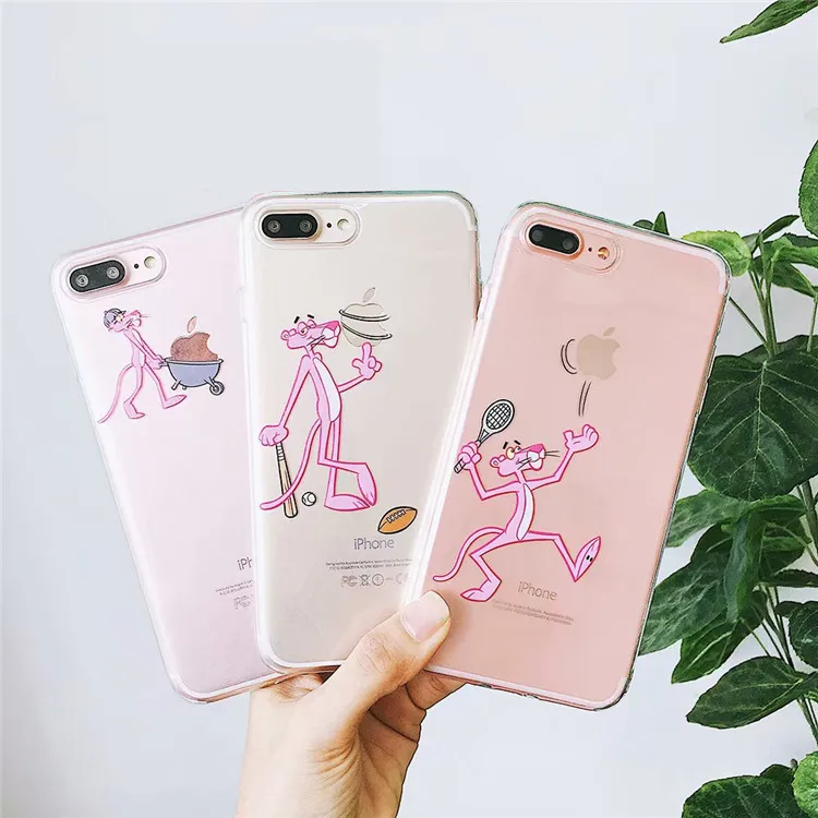 Чехол для iPhone 8 7 6 S плюс X Xs Max Xr Модные животные теннис Бейсбол покупки Розовая