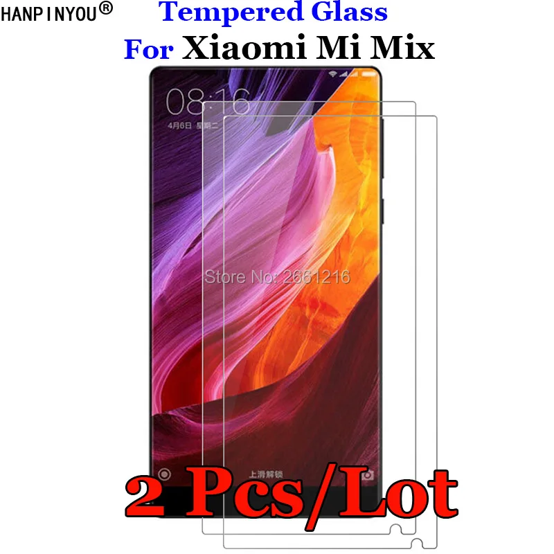 Закаленное стекло 2 шт./лот для Xiaomi Mi MIX 9H 2.5D Премиум Защитная пленка экрана Mix Mimix X